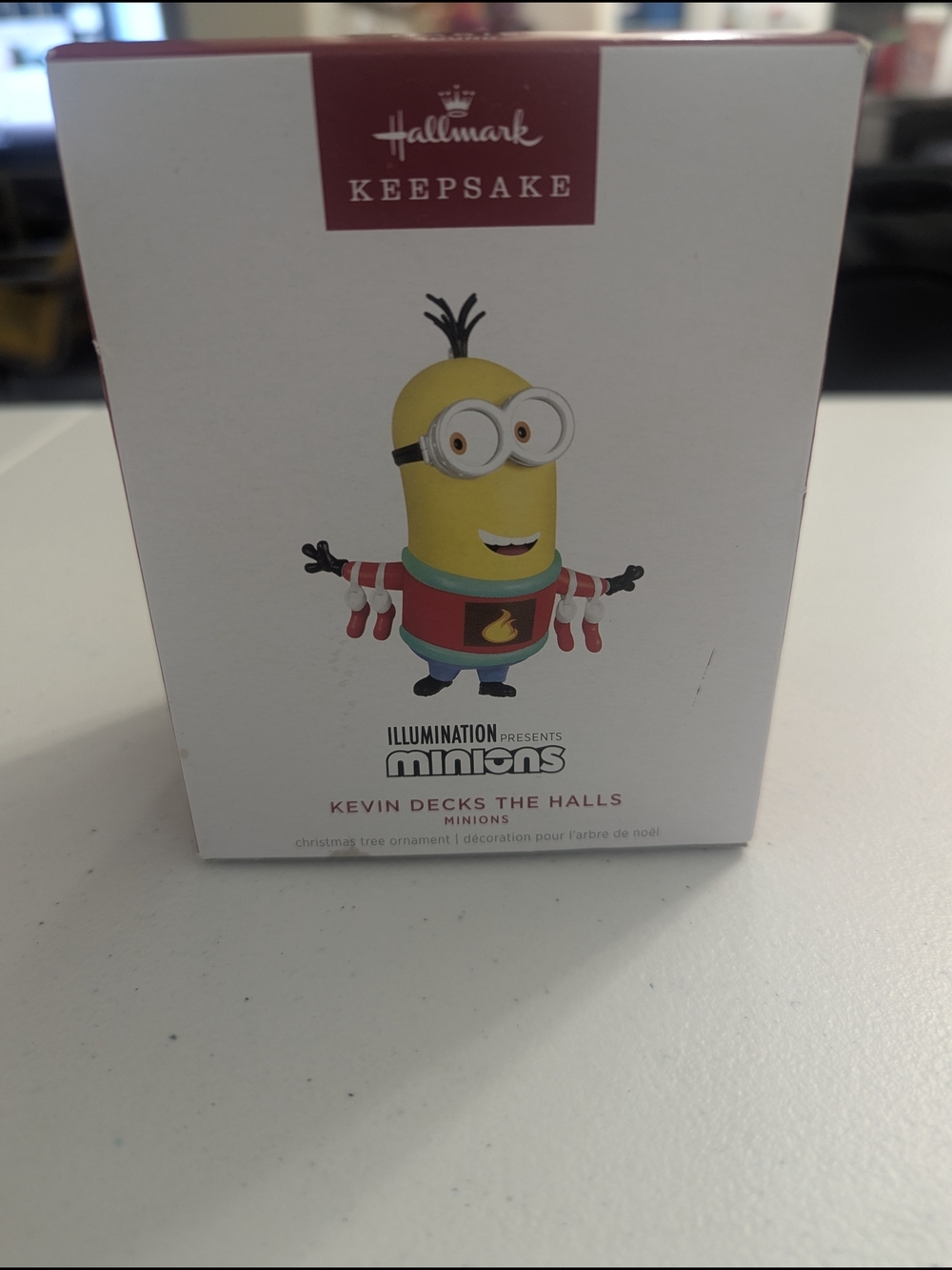 Hallmark Keepsake Minions "Kevin Decks the Halls" Ornament - Yellow